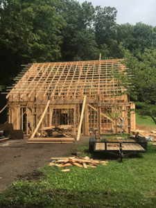 building a Kentucky hunting lodge at Woodard Whitetails